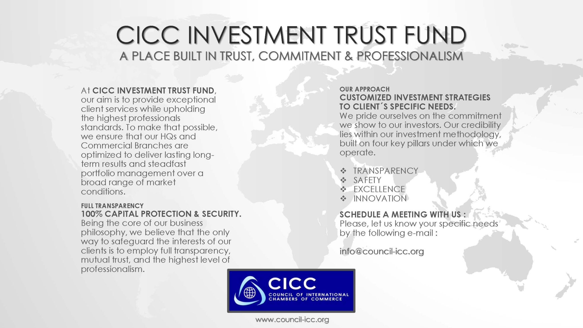 CICC INVESTMENT TRUST FUND CICC OFFICIAL